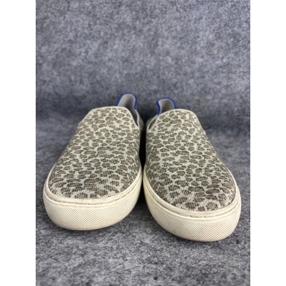 Rothys Shoes Womens Size 8 Leopard Print Slip On Comfort Eco Friendly Casual - Picture 2 of 9